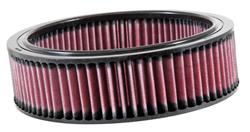 K&N Performance 11 in. Round Air Filter Element - Click Image to Close